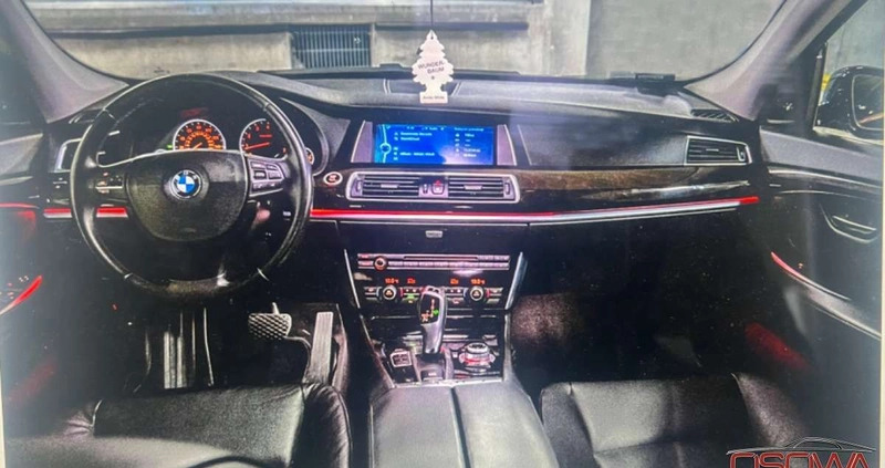 BMW 5GT cena 69777 przebieg: 98000, rok produkcji 2011 z Trzebnica małe 781